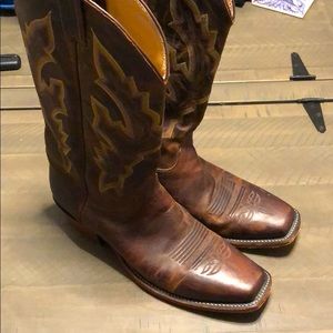 Handcrafted Vintage Goat Justin cowboy boots